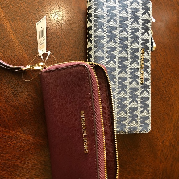 MICHAEL KORS JET SET TRAVEL MF PHONE CASE WALLET - Picture 3 of 5